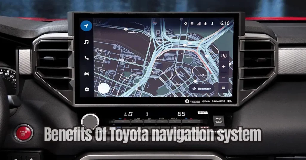 When is the Toyota navigation system beneficial